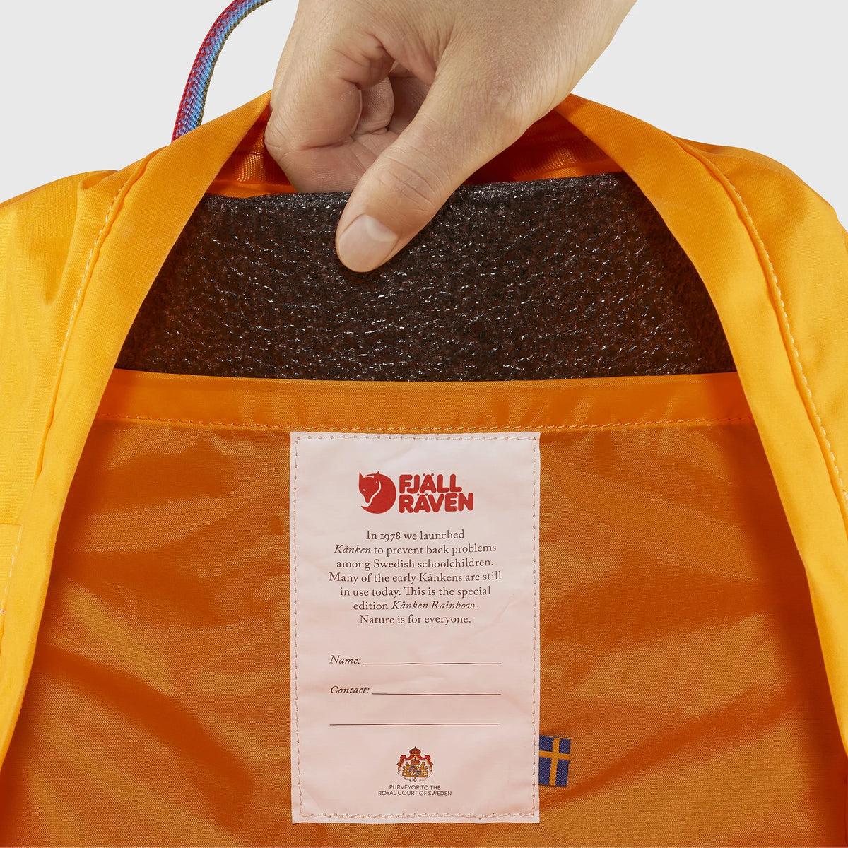 Mugursoma Fjallraven Kånken Rainbow 16