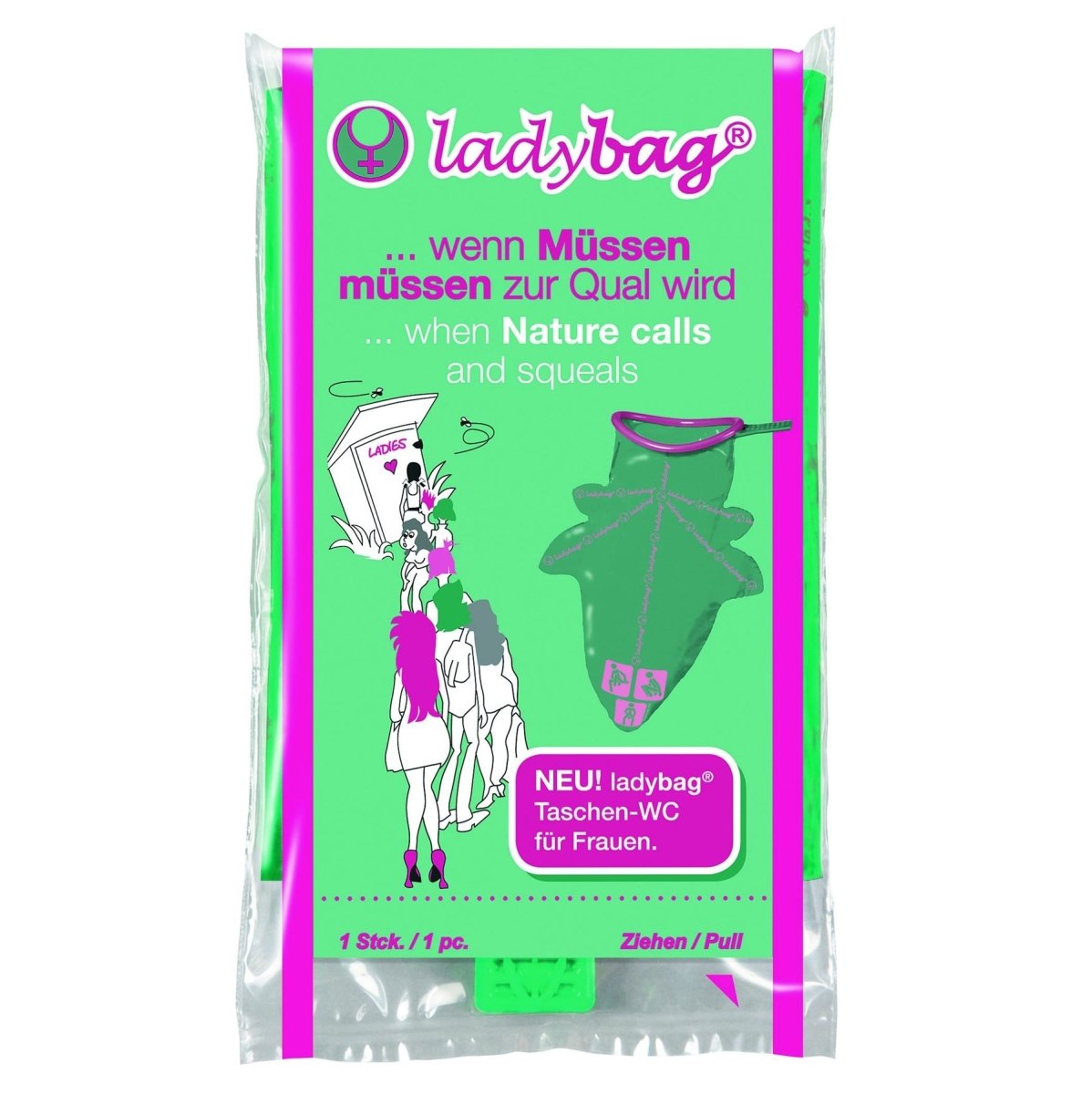 Ladybag Pocket Toilet urinēšanas maisiņi sievietēm