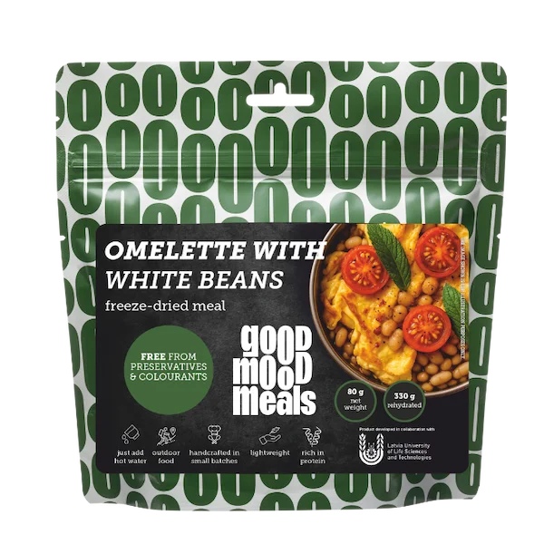 Good Mood Meals Omlete ar baltajām pupiņām