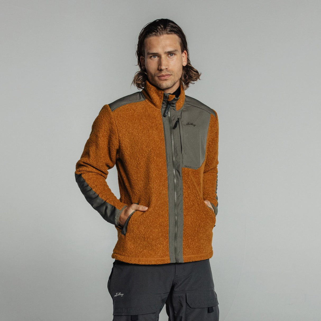 Vilnas jaka Lundhags Saruk Pile Wool Midlayer vīriešu