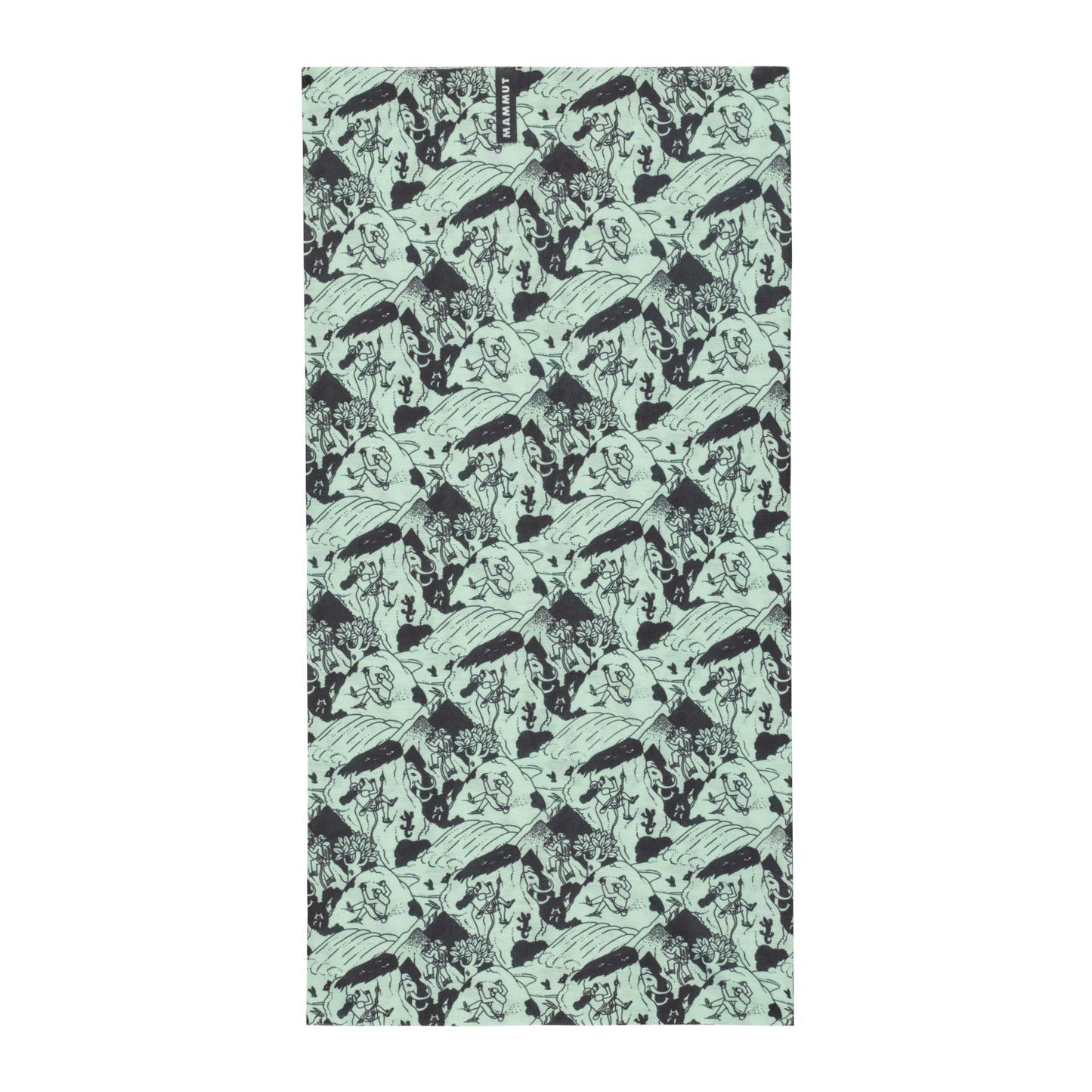 Tuneļšalle Mammut Neck Gaiter Climbing Scene