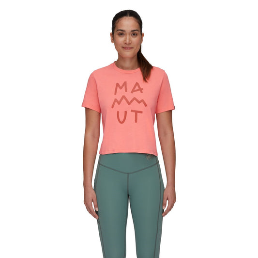 T-krekls Mammut Massone Cropped Lettering sieviešu