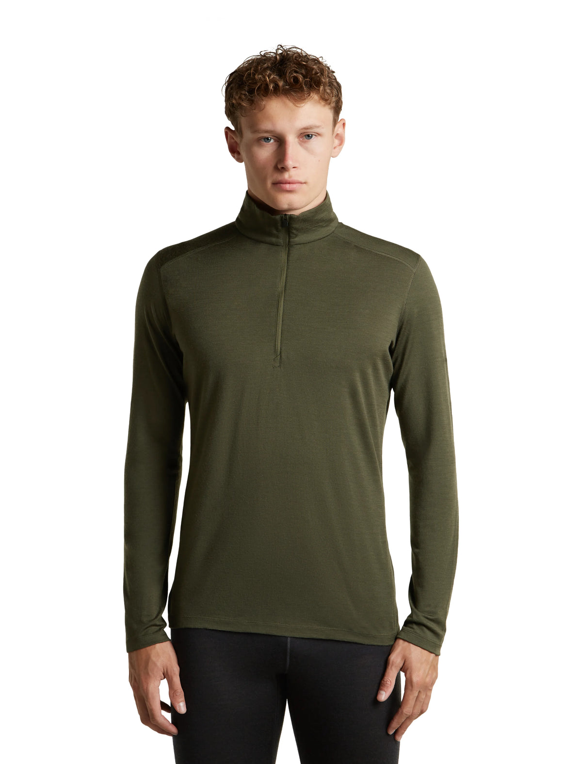Merino thermal underwear Icebreaker 200 Oasis LS Half Zip Men's