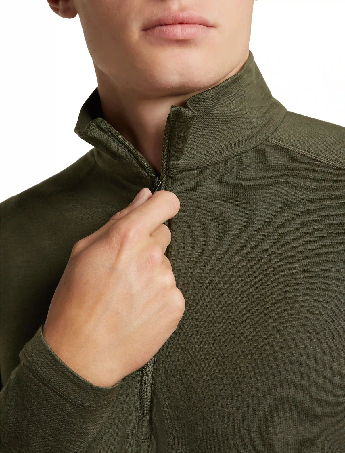 Merino thermal underwear Icebreaker 200 Oasis LS Half Zip Men's