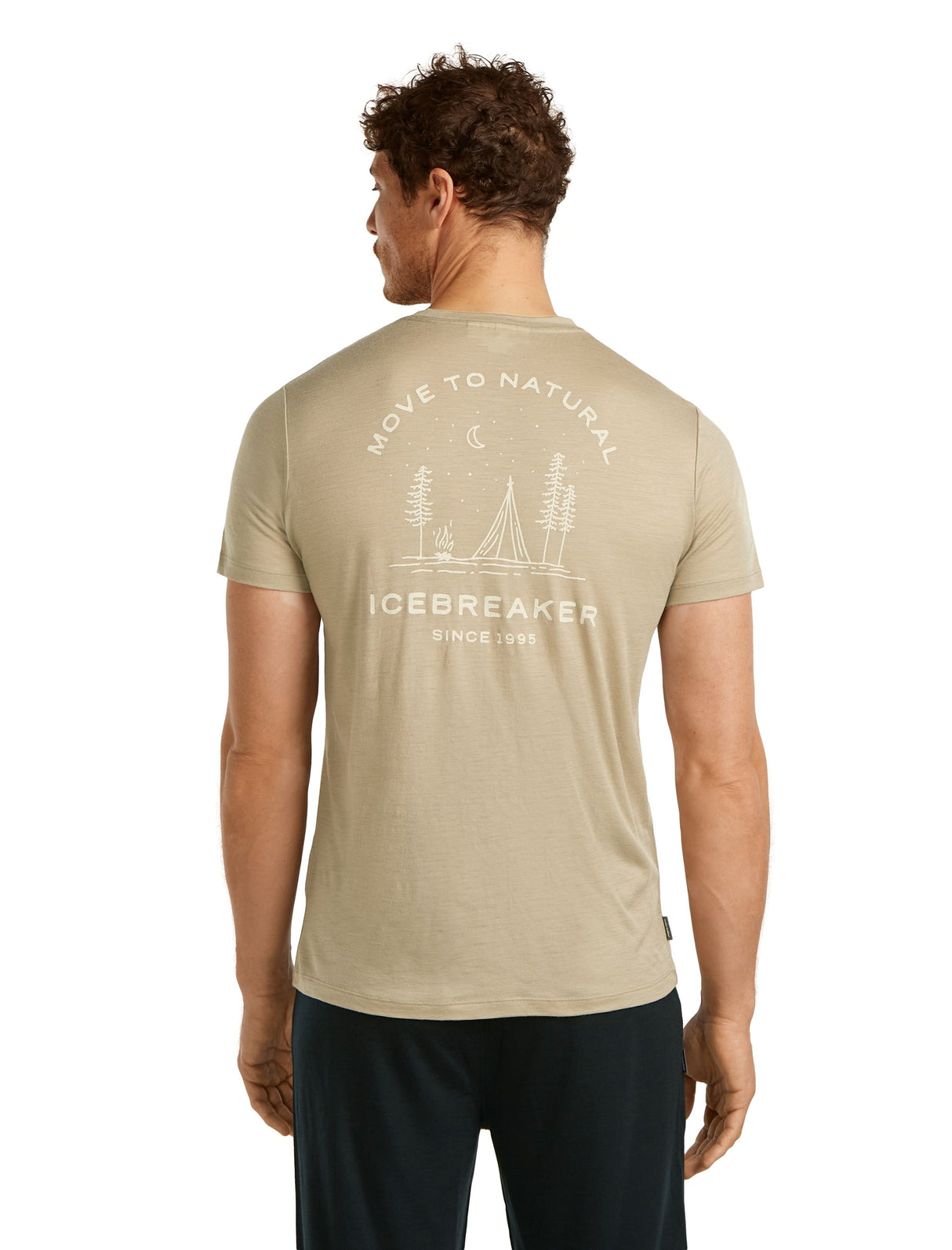 Merino T-krekls Icebreaker Tech Lite SS 150 Pass vīriešu