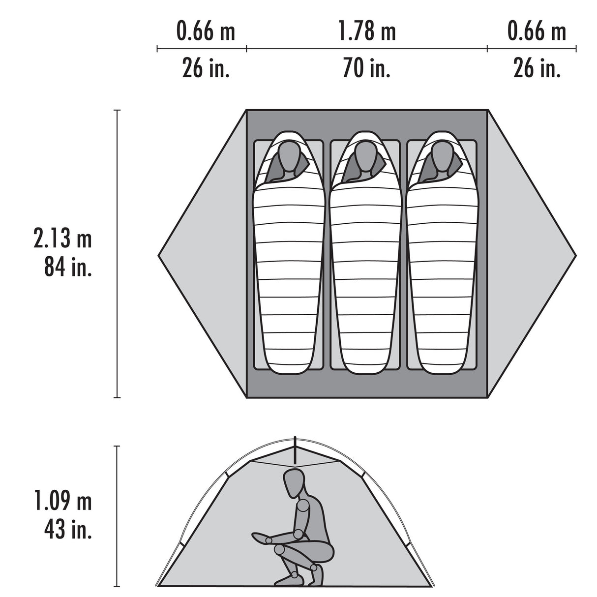 MSR Elixir 3-person tent