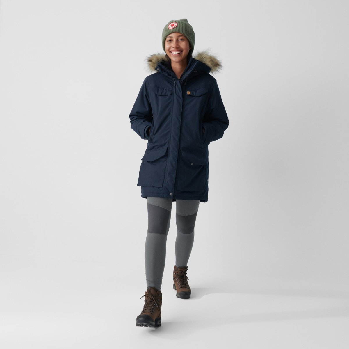 Parka Fjallraven Nuuk sieviešu