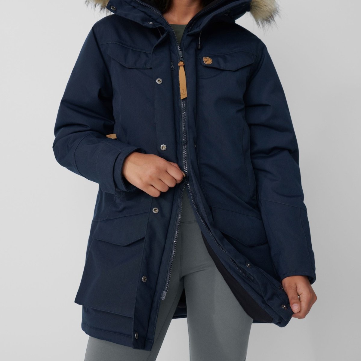 Parka Fjallraven Nuuk sieviešu