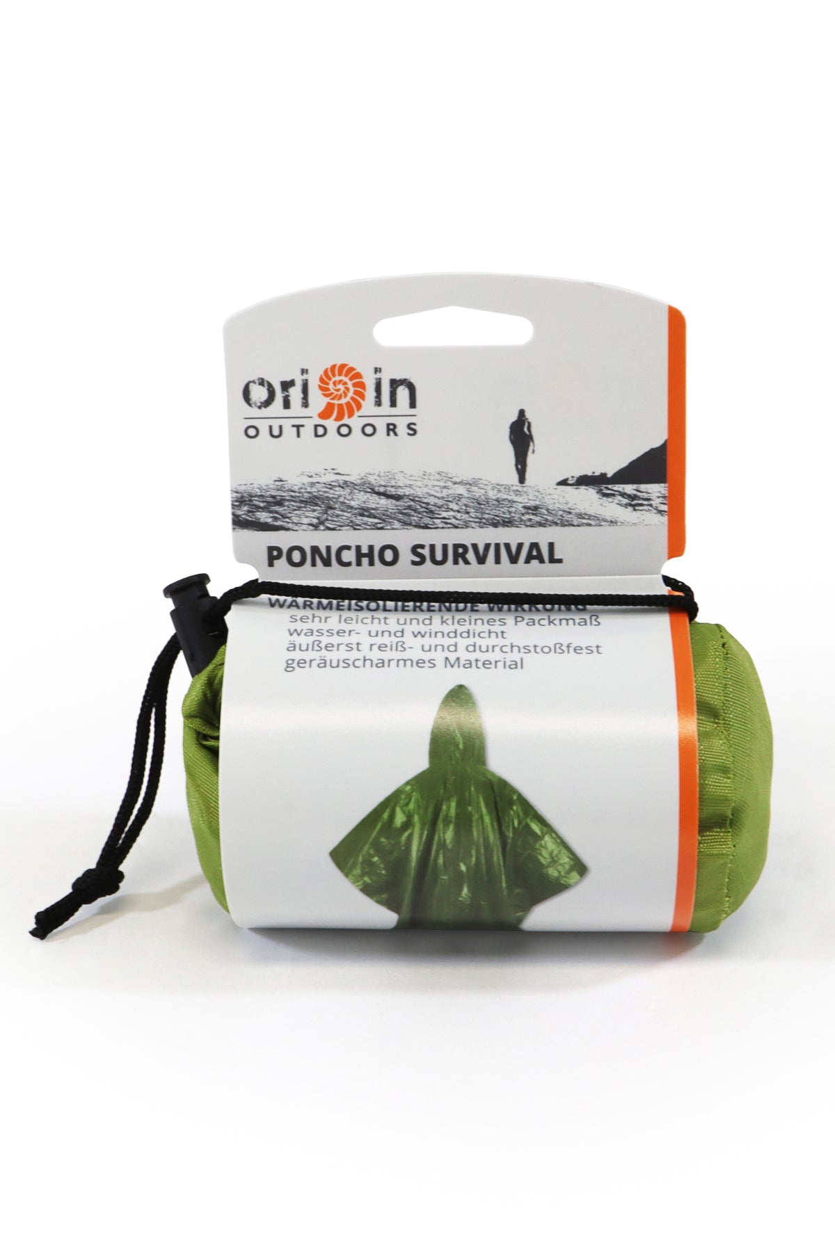 Lietus pončo Origin Outdoors Poncho Emergency