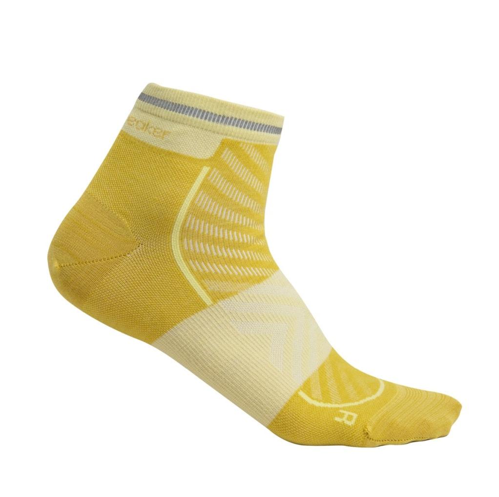 Skriešanas zeķes Icebreaker Merino Run+ Ultralight Mini sieviešu Lux Lucid