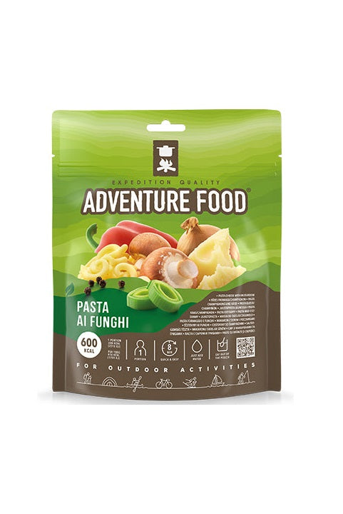 Adventure Food Pasta ai Funghi tūristu pārtika pasta ar sēnēm