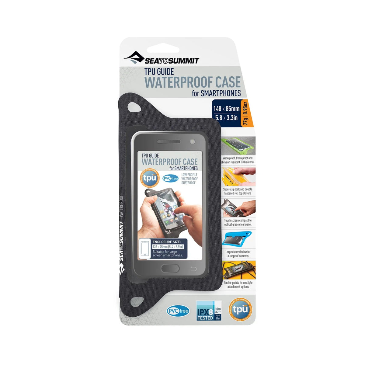Ūdensizturīgs maciņš viedtālrunim Sea To Summit TPU Guide Waterproof Case for Smartphones XL