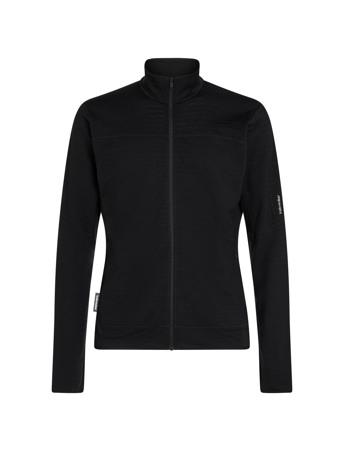 Vilnas flīsa jaka Icebreaker Real Fleece Descend LS Zip vīriešu