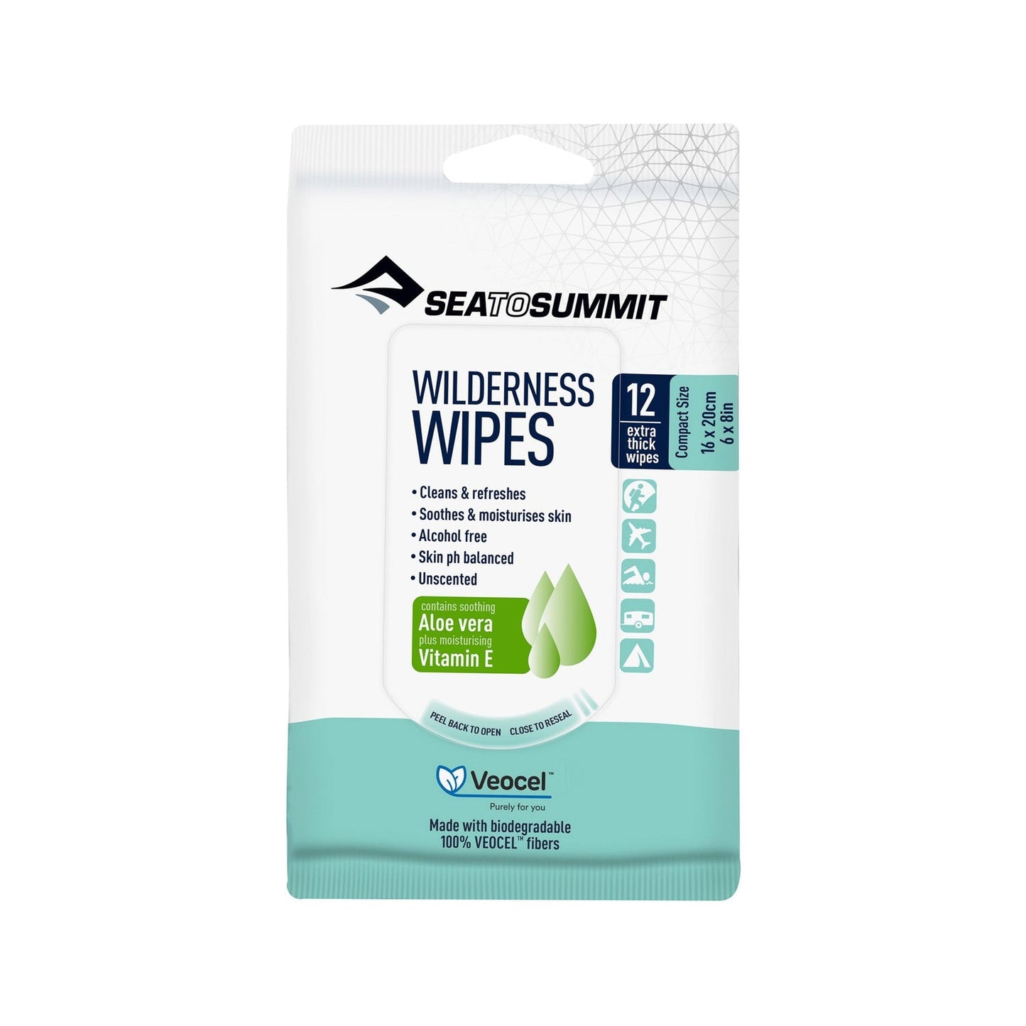 Mitrās salvetes Sea to Summit Wilderness Wipes