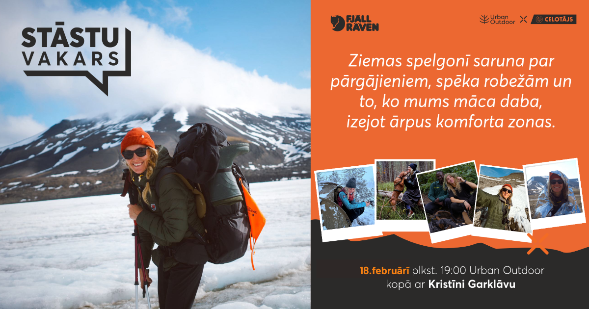 Ziemas spelgonī stāstu vakars ar Kristīni Garklāvu