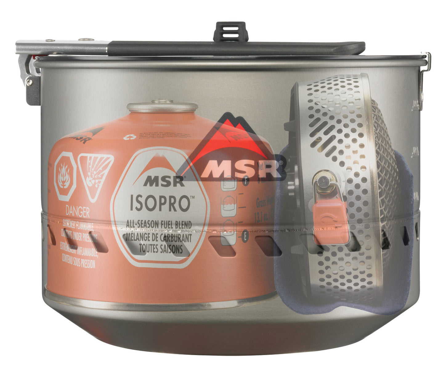 Gāzes deglis ar katlu MSR Reactor® Stove System 2.5 L
