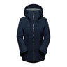 Mammut lietus jaka Crater HS Hooded sieviešu Marine - Black