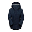 Mammut lietus jaka Crater HS Hooded sieviešu Marine - Black