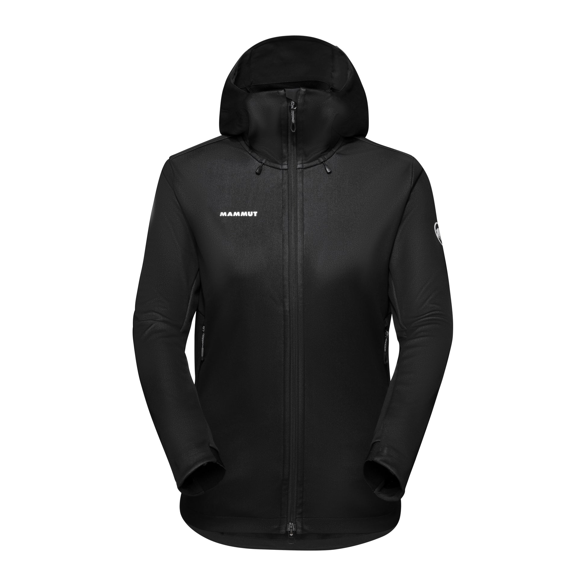 Vējjaka Mammut Ultimate VII SO Hooded sieviešu Black