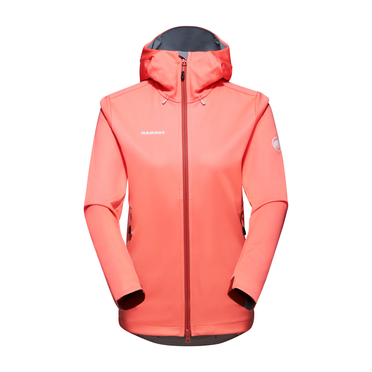 Vējjaka Mammut Ultimate VII SO Hooded sieviešu Salmon