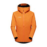 Vējjaka Mammut Ultimate Comfort SO Hooded sieviešu Dark Tangerine