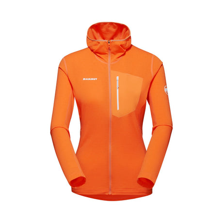 Flīsa jaka Aenergy Light ML Hooded sieviešu Tangerine