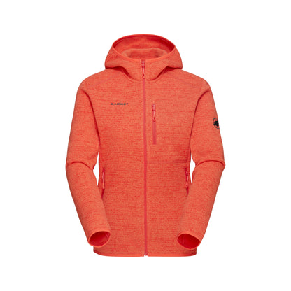 Flīsa jaka Mammut Arctic IV ML Hooded sieviešu Peach Melange