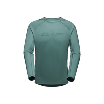 Sporta krekls Mammut Selun FL Longsleeve Logo vīriešu Dark Jade