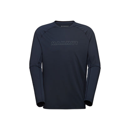 Sporta krekls Mammut Selun FL Longsleeve Logo vīriešu Marine