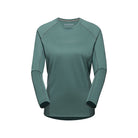 Sporta krekls Mammut Selun FL Longsleeve Logo sieviešu Dark Jade