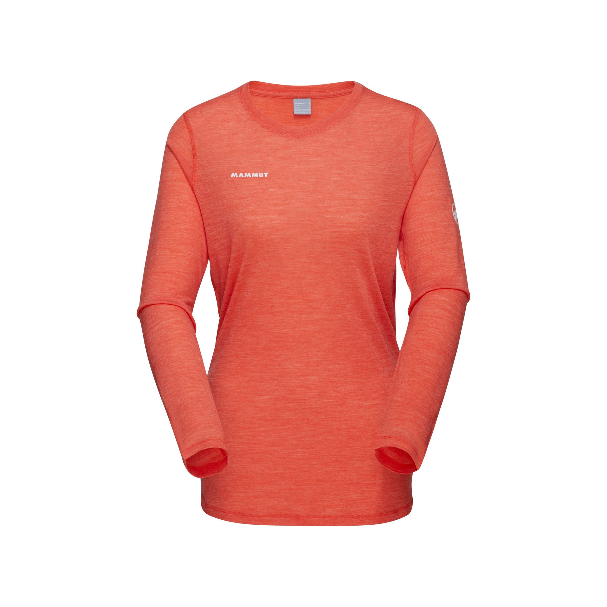 Krekls Mammut Tree Wool FL LS sieviešu Peach-Melange