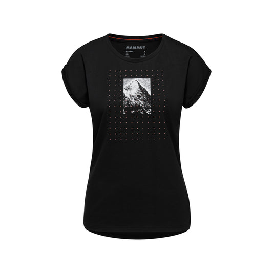 Mammut T-krekls Mountain Eiger sieviešu Black