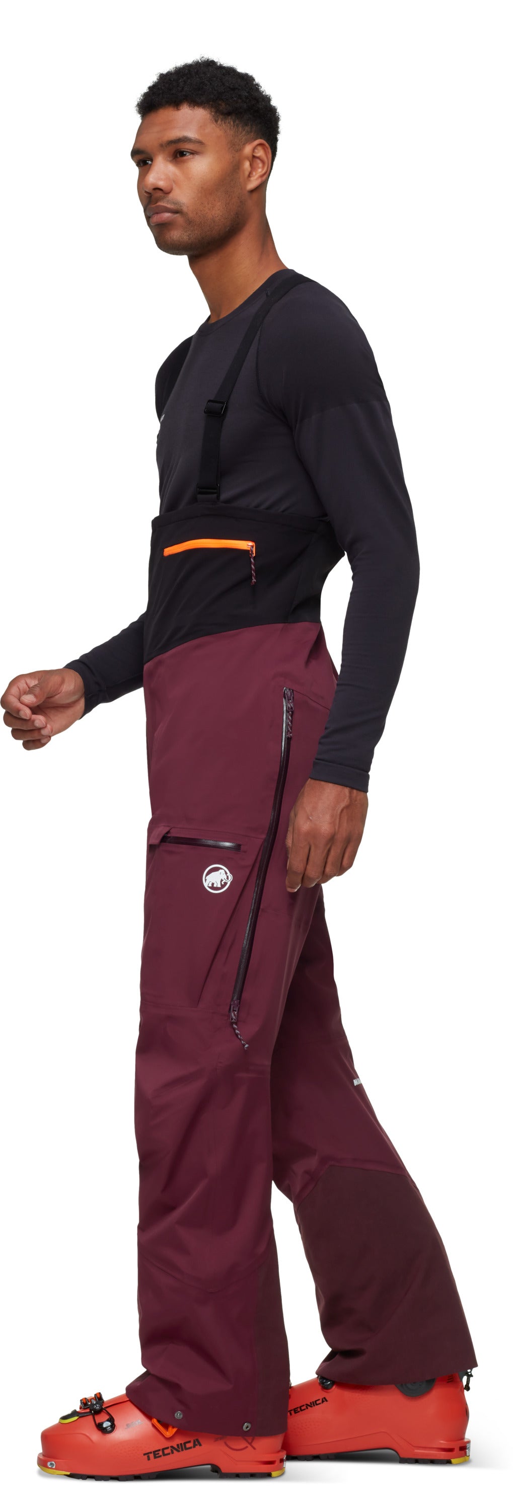 Slēpošanas bikses Mammut Haldigrat HS Bib vīriešu