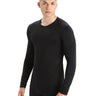 Termoveļas krekls Icebreaker Merino Oasis LS Crewe 200 vīriešu Black