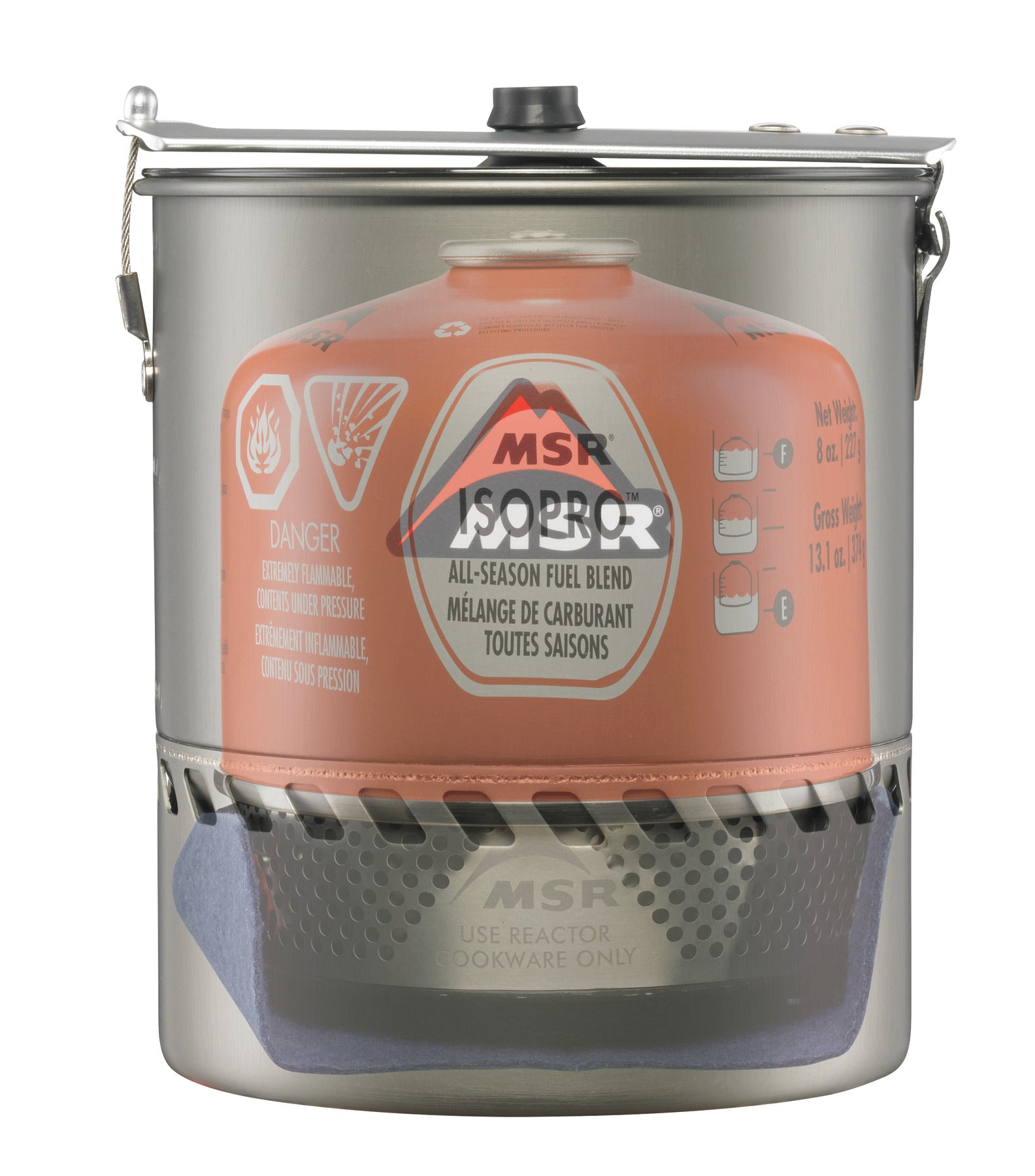 Gāzes deglis ar katlu MSR Reactor® Stove System 1.7 L