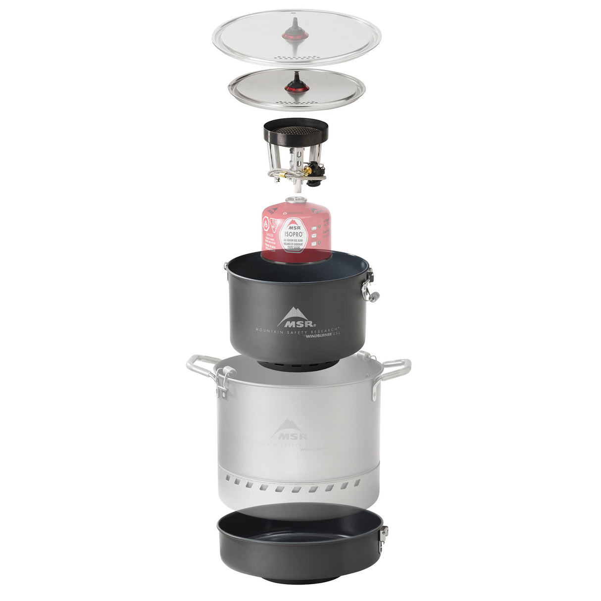 Deglis ar katlu un pannu MSR WindBurner® Stove System Combo