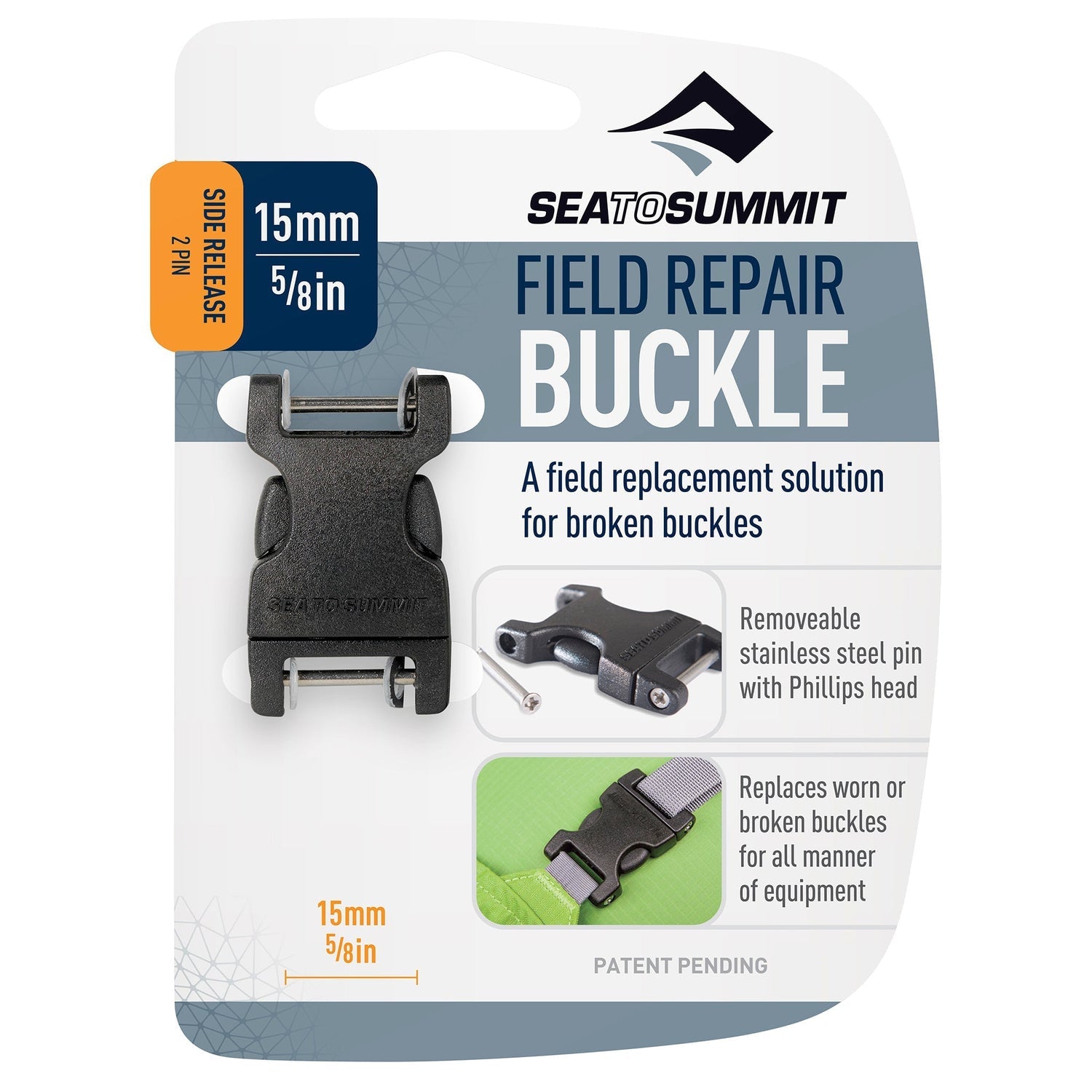 Sprādze Sea to Summit Field Repair Buckle 2 Pins