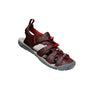 Keen Clearwater CNX Leather sieviešu sandales Wine Red Dahlia