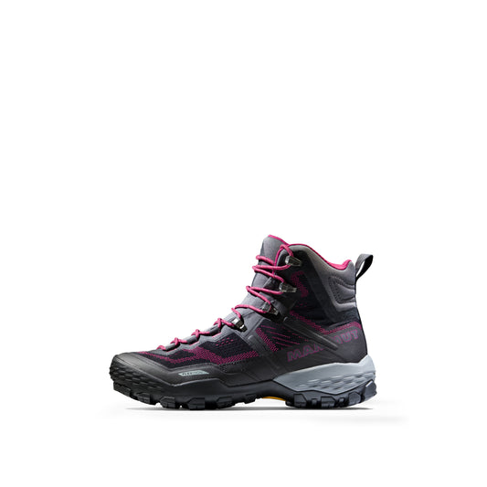 Pārgājienu zābaki Mammut Ducan High Goretex sieviešu Phantom-Dark Pink