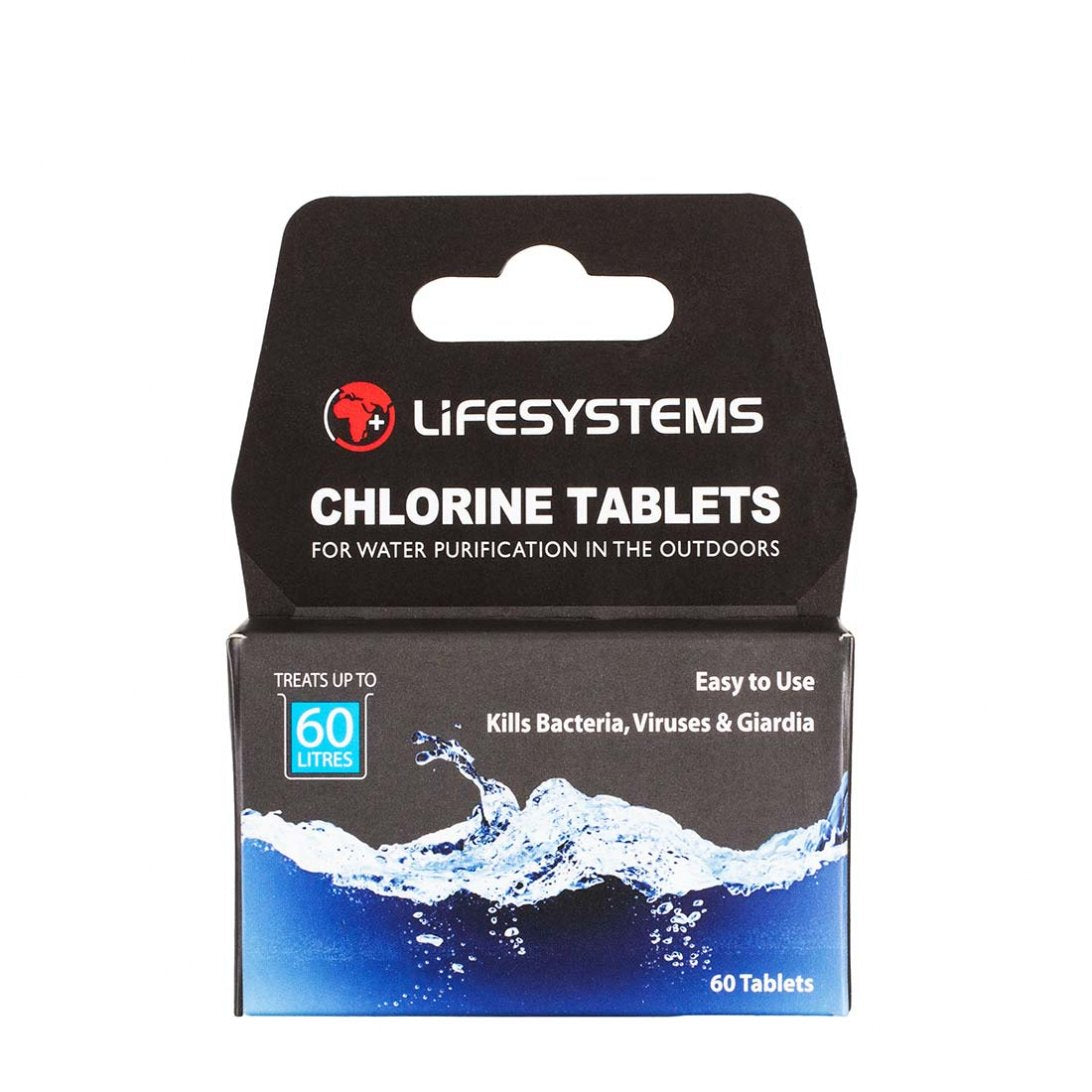Ūdens attīrīšanas tabletes Lifesystems Chlorine