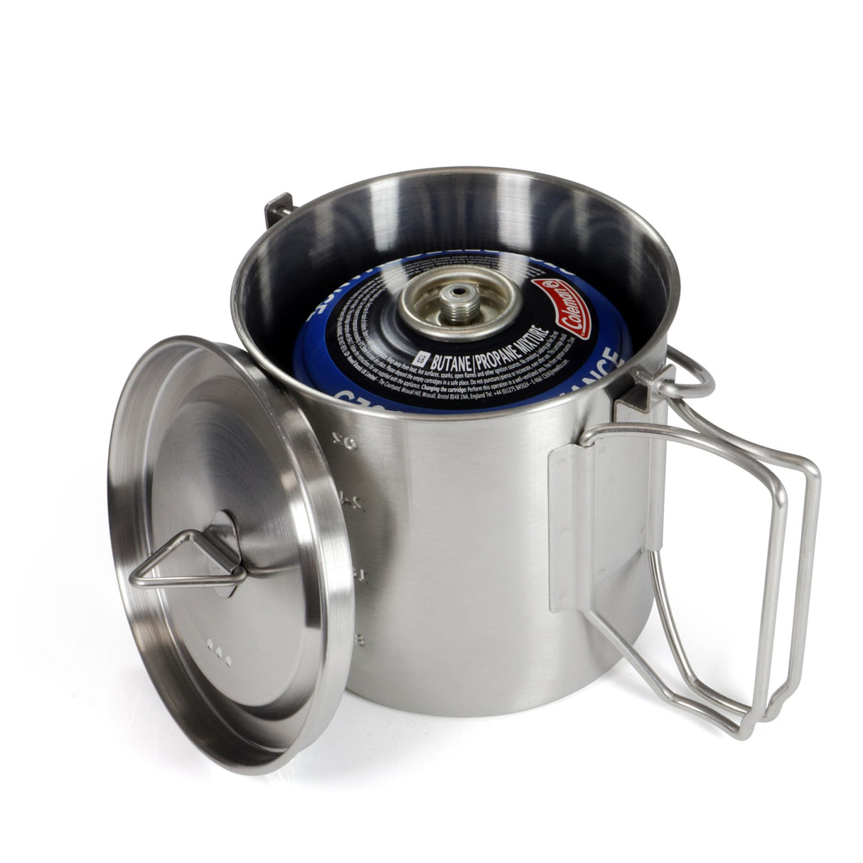 Origin Outdoors Stainless Steel Camping Pot 2in1 1.0 L