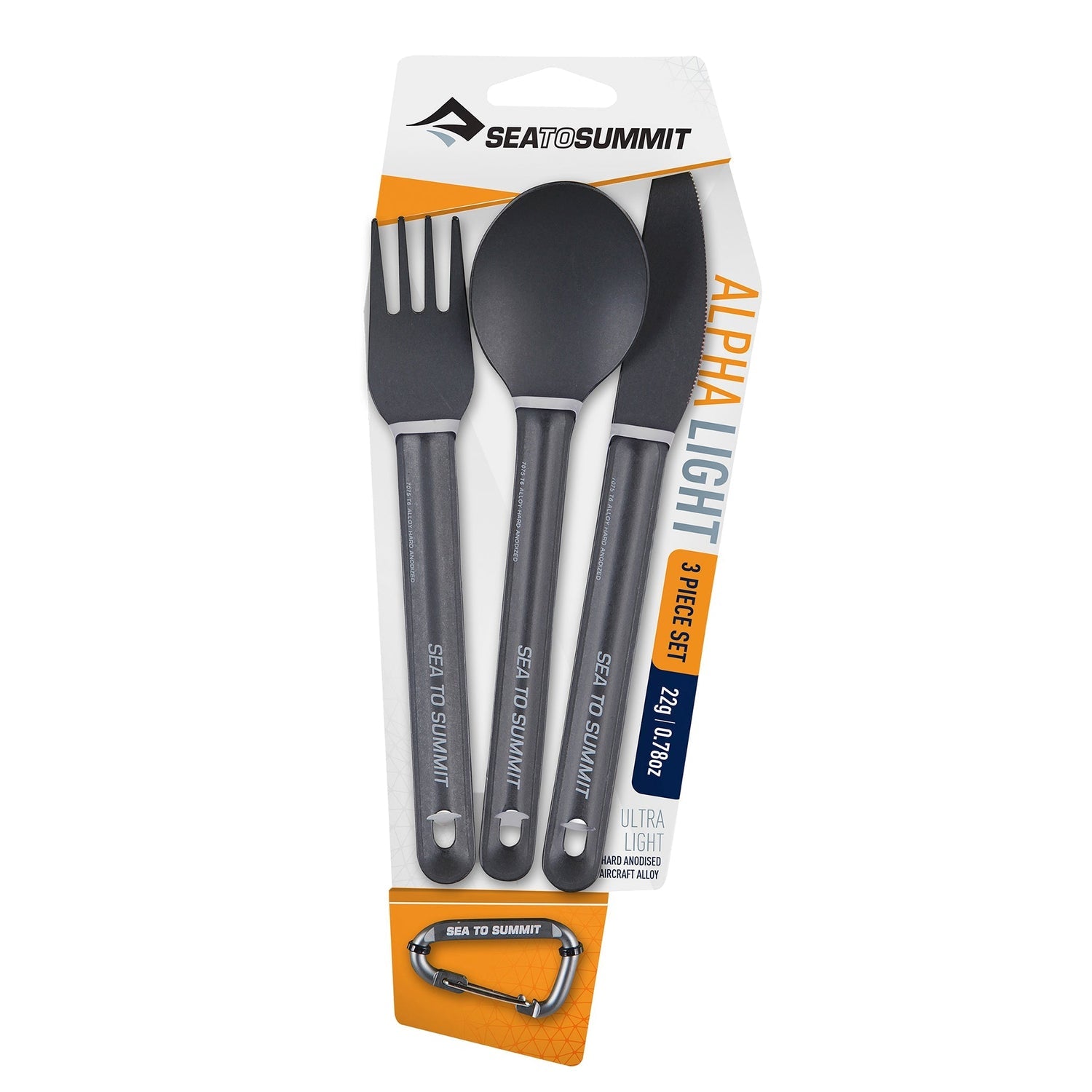 Piederumi Sea to Summit Alpha Light Cutlery Set 3
