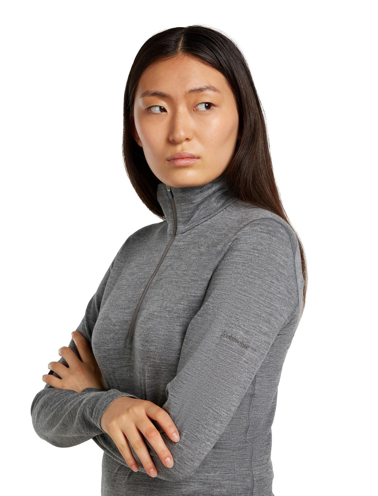 Merino termoveļa Icebreaker 200 Oasis LS Half Zip sieviešu