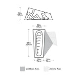 Telts Big Agnes Copper Spur Ultralight 1-vietīga