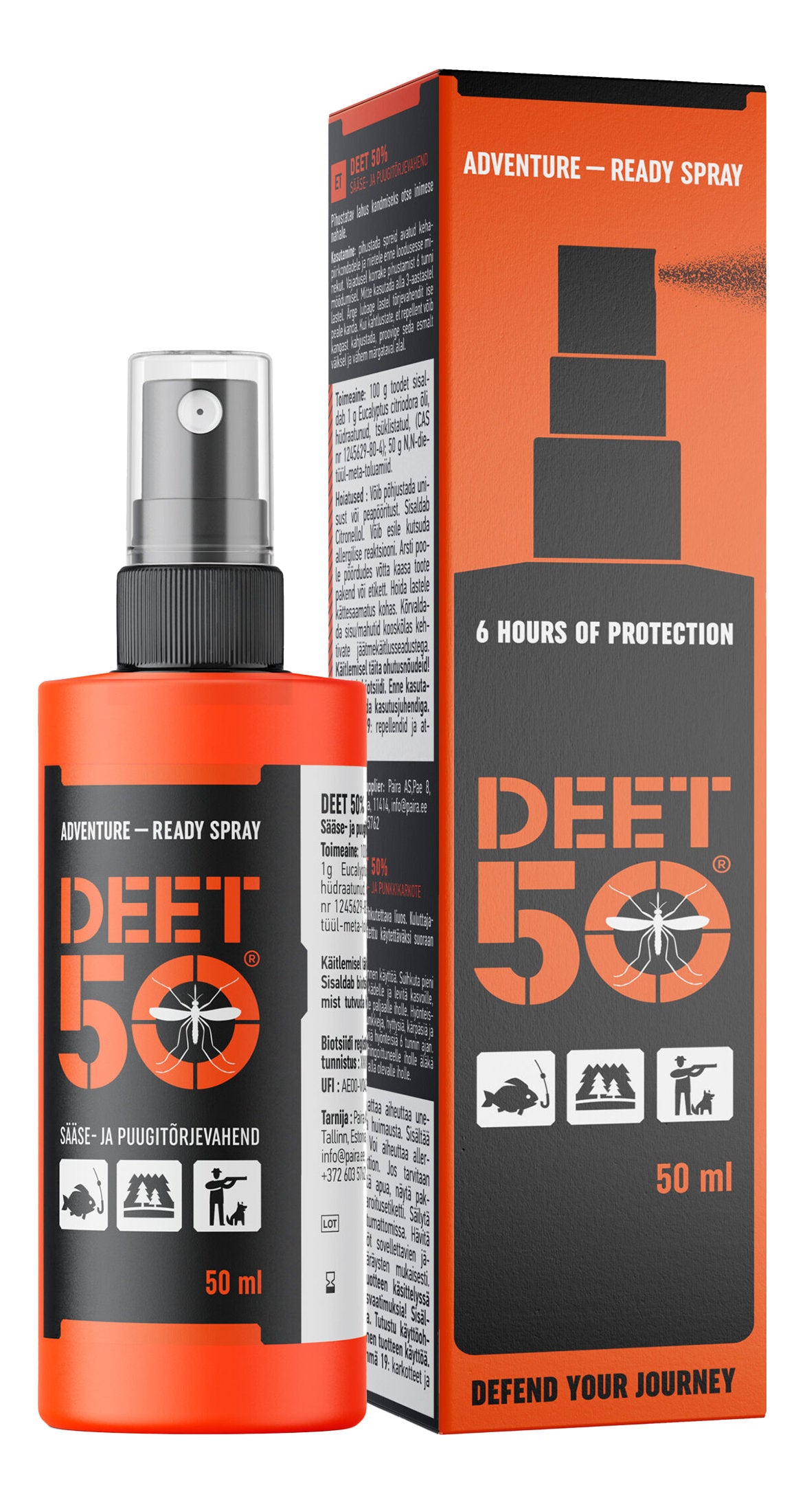 Pretodu līdzeklis Deet 50 Paira