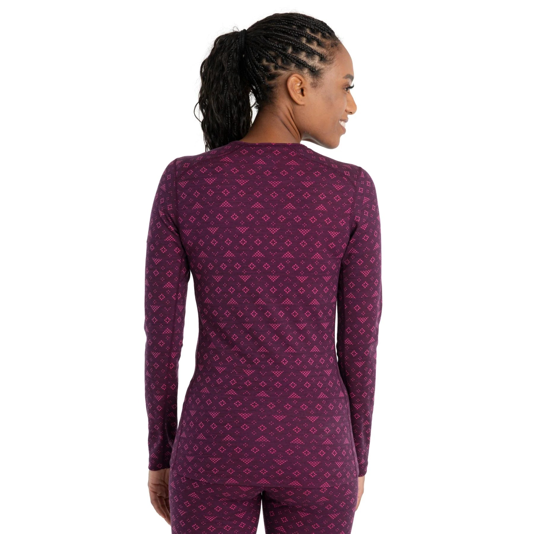 Merino termoveļas krekls Icebreaker 200 Oasis LS Crewe sieviešu