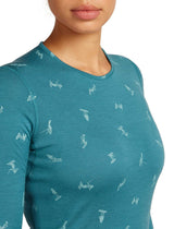 Women's Icebreaker 200 Oasis LS Crewe Merino Thermal Shirt