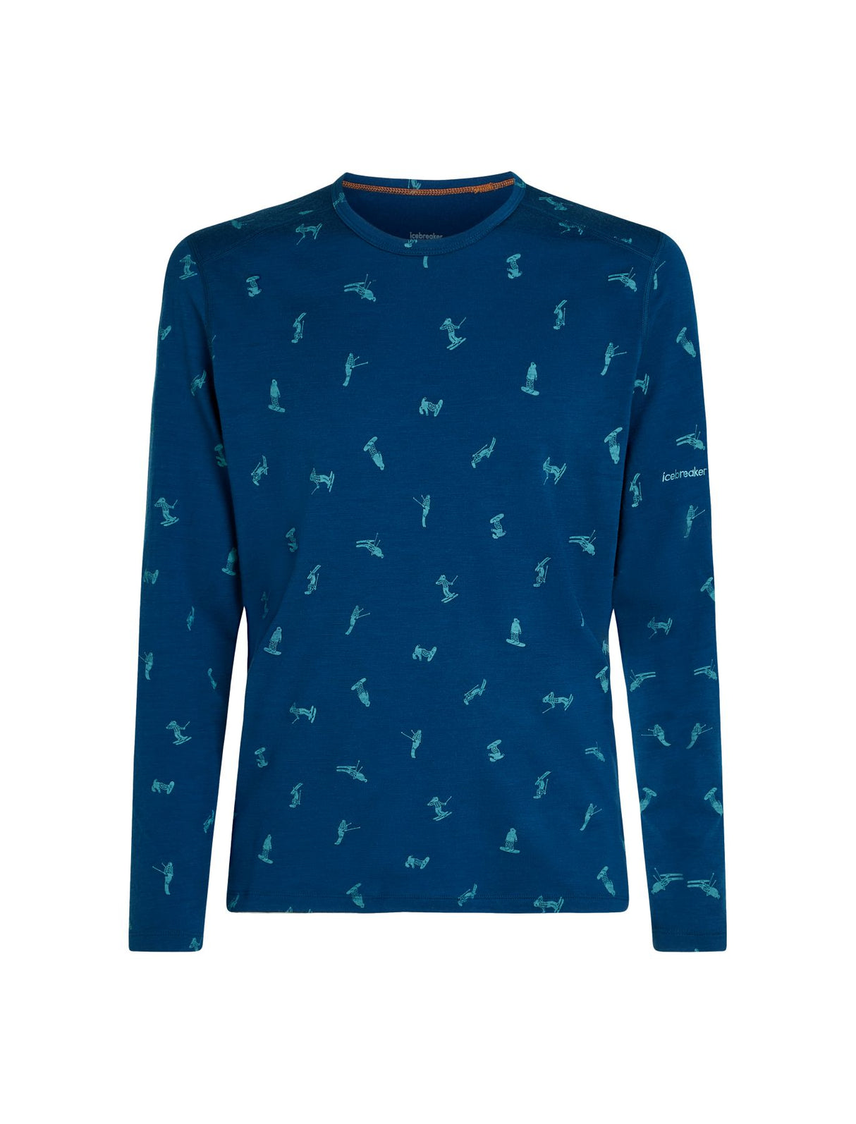Termoveļas krekls Icebreaker Merino 200 Oasis LS Crewe Snow Day vīriešu