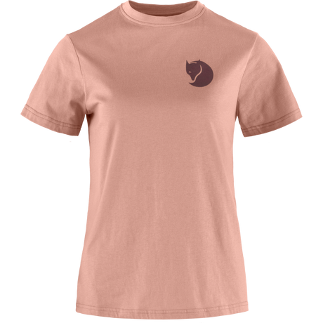T-krekls Fjallraven Fox Boxy Logo Tee sieviešu