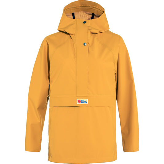 Lietus jaka Fjallraven Vardag Hydratic Anorak sieviešu Mustard Yellow